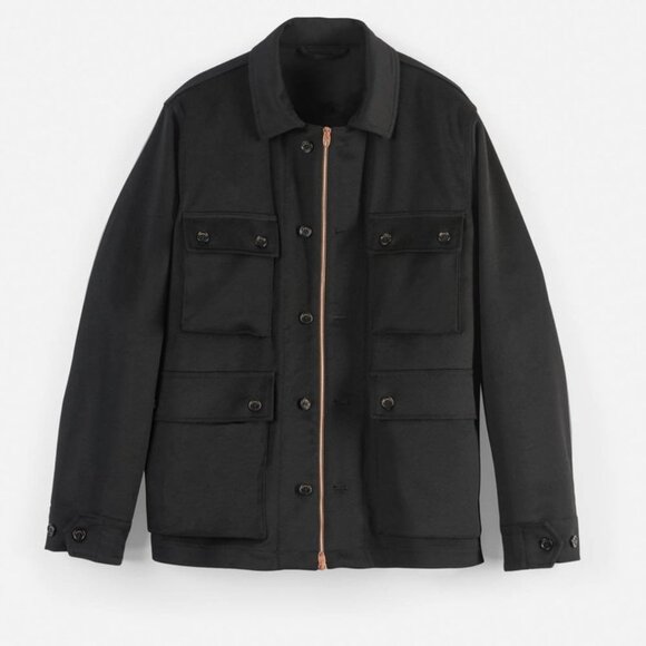 PRESIDENT’S Other - President's Loro Piana Rain System Black Wool Salvation Field Jacket - Medium